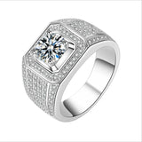 Geometric Plated Wedding Ring Fine Jewelry CC804