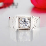 Adjustable Sterling Silver Couple Ring Fine Jewelry CC679
