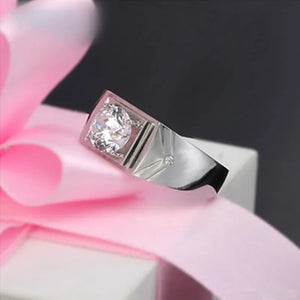 Adjustable Sterling Silver Couple Ring Fine Jewelry CC679