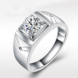 Adjustable Sterling Silver Couple Ring Fine Jewelry CC679