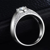 CC Men Rings Bridegroom Wedding Jewelry Engagement Hombre Ring