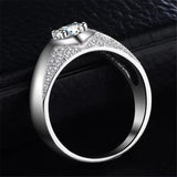CC Men Rings Bridegroom Wedding Jewelry Engagement Hombre Ring