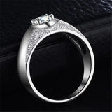 CC Men Rings Bridegroom Wedding Jewelry Engagement Hombre Ring