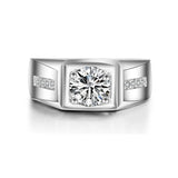 CC Men Rings Sterling Fine Jewelry Engagement Wedding Ring for Couple