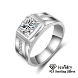 CC Men Rings Sterling Fine Jewelry Engagement Wedding Ring for Couple