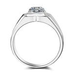 Sterling Silver Zirconia Couple Rings Wedding Party Jewelry CC675