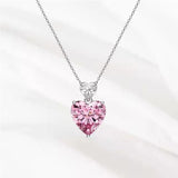 Pink Heart CZ Jewelry Set Princess CC917
