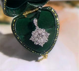 CC Alien Pendant Cubic Zirconia Bridal Fine Jewelry No Chain CCN282