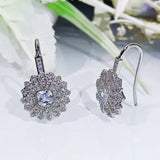 CZ Stone CC Pendant Necklace Women Wedding Jewelry