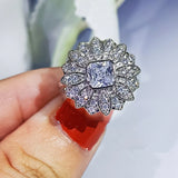 CZ Stone CC Pendant Necklace Women Wedding Jewelry