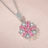 CZ Stone Colorful Pendant for Women Wedding Engagement