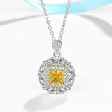CZ Stone Colorful Pendant for Women Wedding Engagement