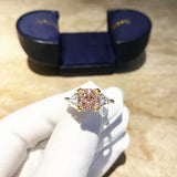Pink Cubic Zircon Stone Wedding Jewelry for Women CC1665