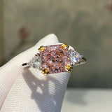 Pink Cubic Zircon Stone Wedding Jewelry for Women CC1665