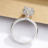 Zirconia Stone Bridal Wedding Engagement Ring