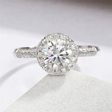 Zirconia Stone Bridal Wedding Engagement Ring