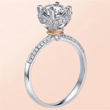 Zirconia Stone Bridal Wedding Engagement Ring