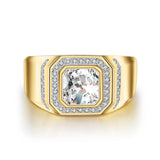 CC Men's Wedding Ring Gentlemen Bridegroom Engagement Party Jewelry CC673