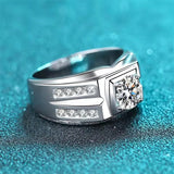 CC Men's Engagement Ringen Bridegroom Wedding Jewelry Love Promise