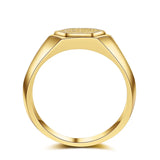 CC Rings For Men Stamp Wedding Jewelry Engagement Hombre Ring