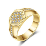CC Rings For Men Stamp Wedding Jewelry Engagement Hombre Ring