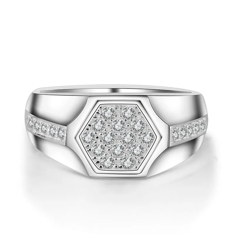 CC Rings For Men Stamp Wedding Jewelry Engagement Hombre Ring