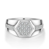 CC Rings For Men Stamp Wedding Jewelry Engagement Hombre Ring