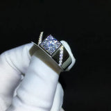 CC Rings For Men Plated Wedding Jewelry Classic Gentleman Couple Promise Ring