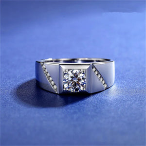 CC Rings For Men Plated Wedding Jewelry Classic Gentleman Couple Promise Ring
