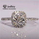 CC Wedding Engagement Ring Bridal Jewelry Anillos CC595