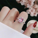 CC Wedding Engagement Ring Bridal Jewelry Anillos CC595