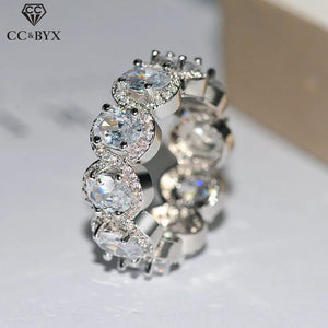 Bridal Wedding Oval CZ Engagement Ring CC3122