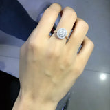 Sterling Silver CZ Rings for Women Bridal Wedding Jewelry CC1627
