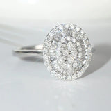 Sterling Silver CZ Rings for Women Bridal Wedding Jewelry CC1627