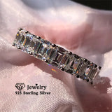 CC Silver Wedding Rhineston Rings Fine Jewelry Drop CC3130