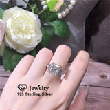 CC Rings Women Plated Shine Pink/Yellow Cubic Zircon Wedding Engagement Fine Jew