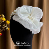 Flower Shape Headpiece Wedding Hairband Bridal Headdress FO36