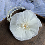 Flower Shape Headpiece Wedding Hairband Bridal Headdress FO36