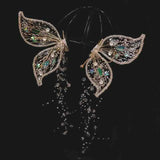 Butterfly Shape Hairpin Wedding Hair Accessories Bridal Dress Jewelry AN340