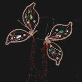 Butterfly Shape Hairpin Wedding Hair Accessories Bridal Dress Jewelry AN340