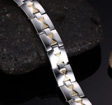 Men's Health Care Magnets Bangle Stainless Steel Jewelry