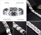 Men's Health Care Magnets Bangle Stainless Steel Jewelry