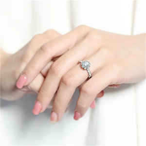 Heart Rings CZ Stone Wedding Love Jewelry CC1386