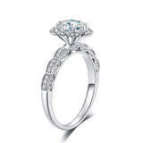 Heart Rings CZ Stone Wedding Love Jewelry CC1386