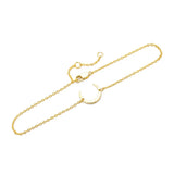 Moon Adjustable Charm Bracelet Stainless Steel CCB053