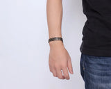 Men's Stainless Steel Titanium Magnet Bracelet SBRM-011