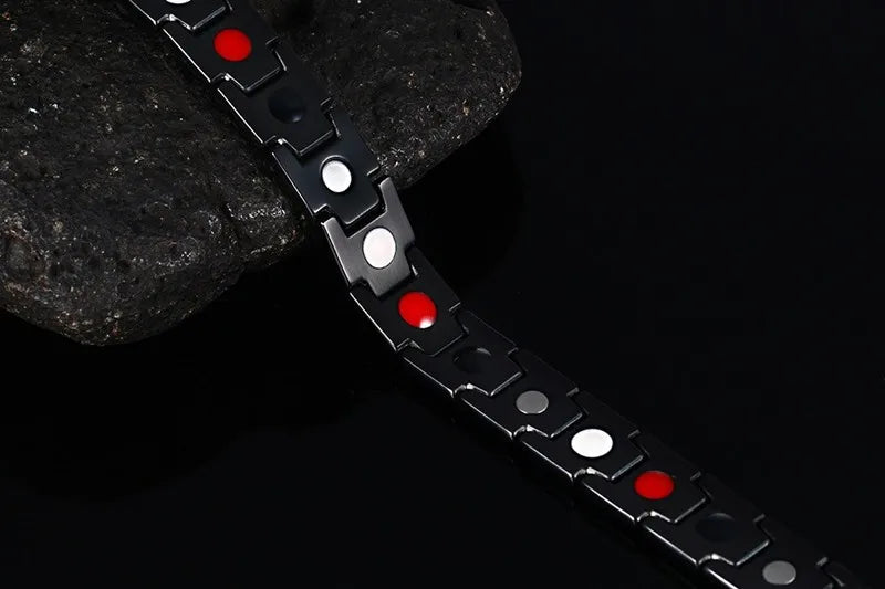 Vintage Stainless Steel Magnet Bracelet for Men SBRM-009