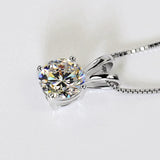 CC Sterling CZ Stone Bridal Wedding Necklace CCN002