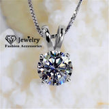CC Sterling CZ Stone Bridal Wedding Necklace CCN002