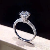 Sterling CZ Bridal Wedding Ring CC1628